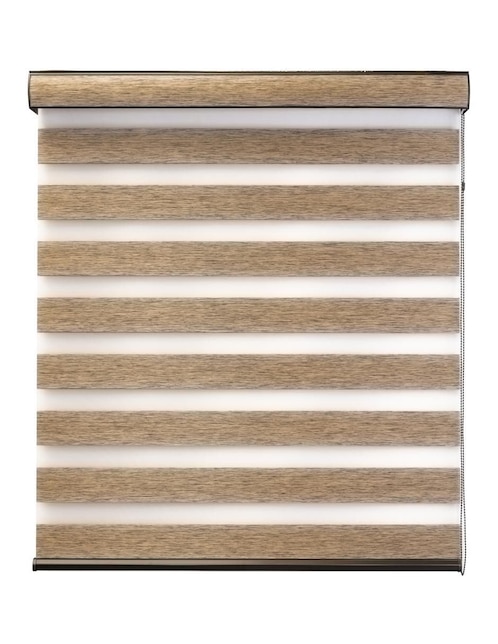 Persiana enrollable enrollable decoking wood desing "de" algodón y poliéster