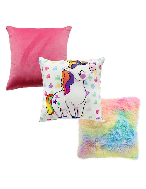 Set de cojín decorativo Coprire Unicornio