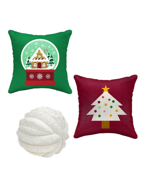 Set de cojín decorativo Coprire Navidad