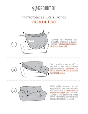 Funda sofá antideslizante Esquimal