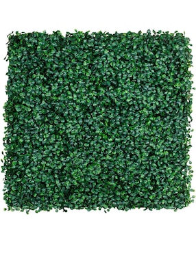 Muro Verde Panel Decorativo Sintético Con 10 Piezas