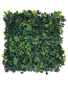 Muro Verde Panel Decorativo De Sintético Con 8 Piezas