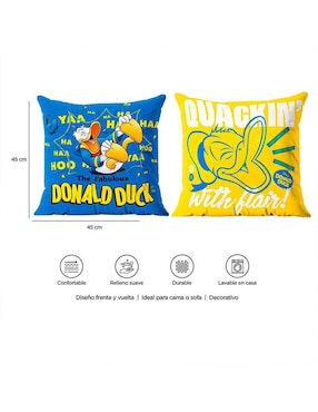 Cojín decorativo Providencia Donald Duck 90