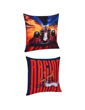 Cojín decorativo Providencia Racing Red reversible