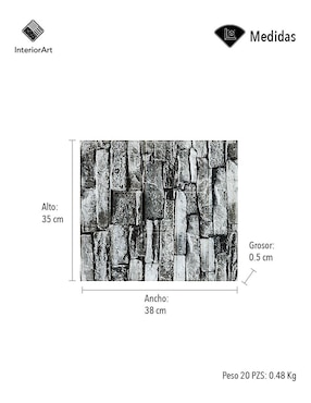 Panel decorativo lavable Gardecor rectangular