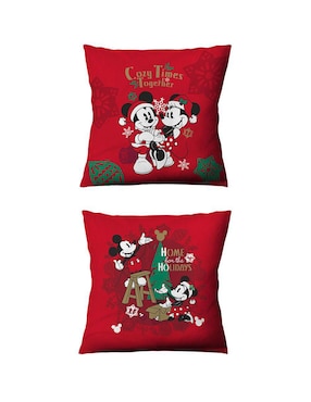 Cojín decorativo Providencia Reversible Christmas Mickey