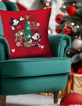 Cojín decorativo Providencia Reversible Christmas Mickey