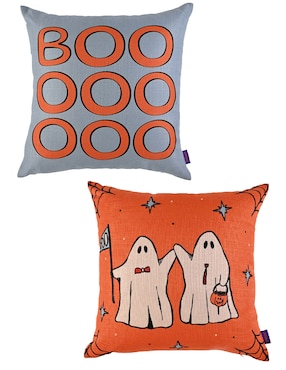 Set funda cojín Cementerium halloween