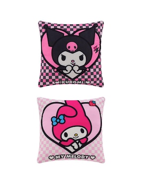 Cojín decorativo Providencia Kuromi Reversible My Melody