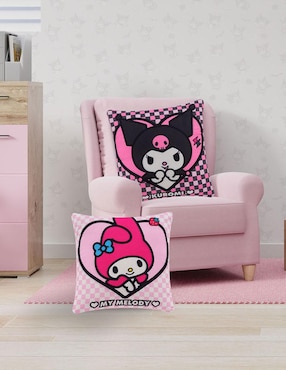 Cojín decorativo Providencia Kuromi Reversible My Melody