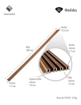Lambrin Interiorart 10 piezas