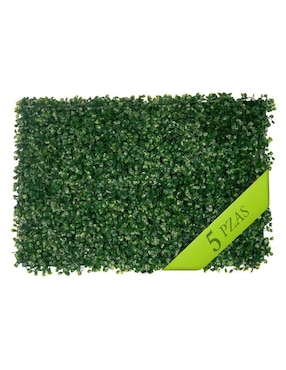 Set muro verde Elleine con 5 piezas