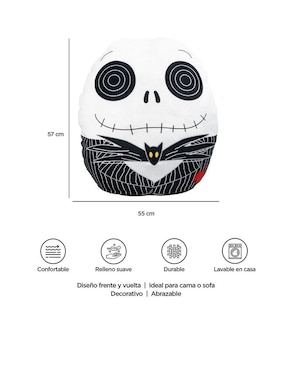 Cojín decorativo Providencia Jack Skellington as The King