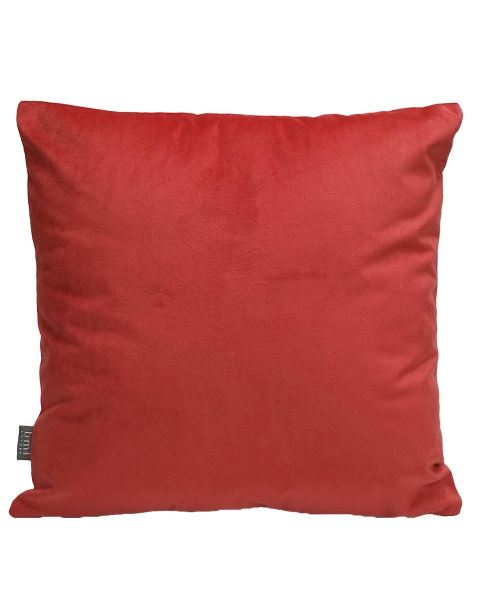 COJÍN TEXTURE FLOWER, ROJO, 45 X 45 BMI