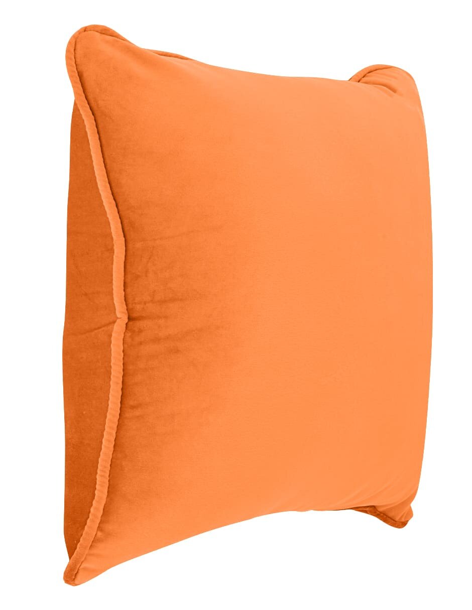 COJÍN BASICO, NARANJA, 50 X 50 OMAJ