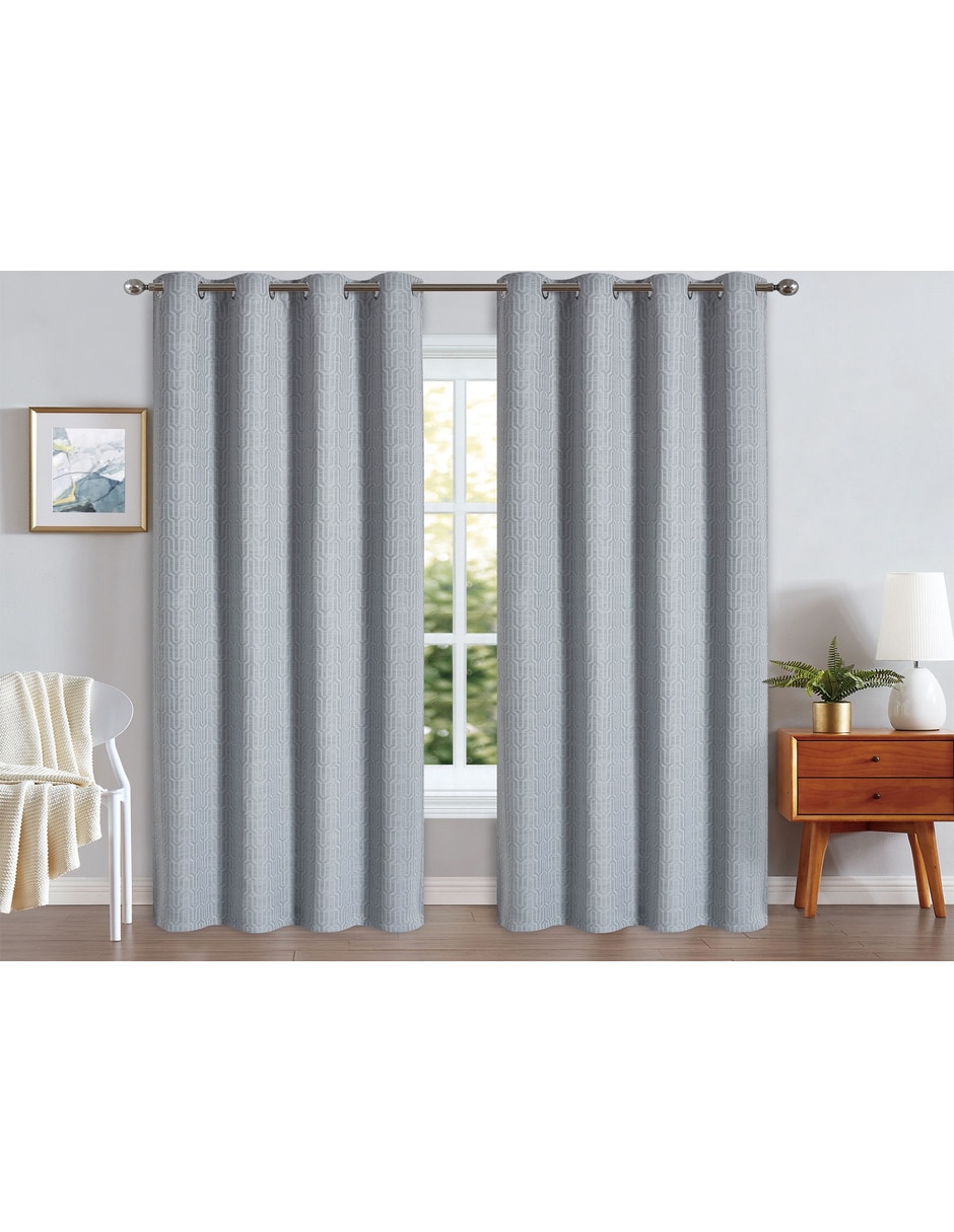 CORTINA LIRA, GRIS, 1.30 X 2.30 M HAUS