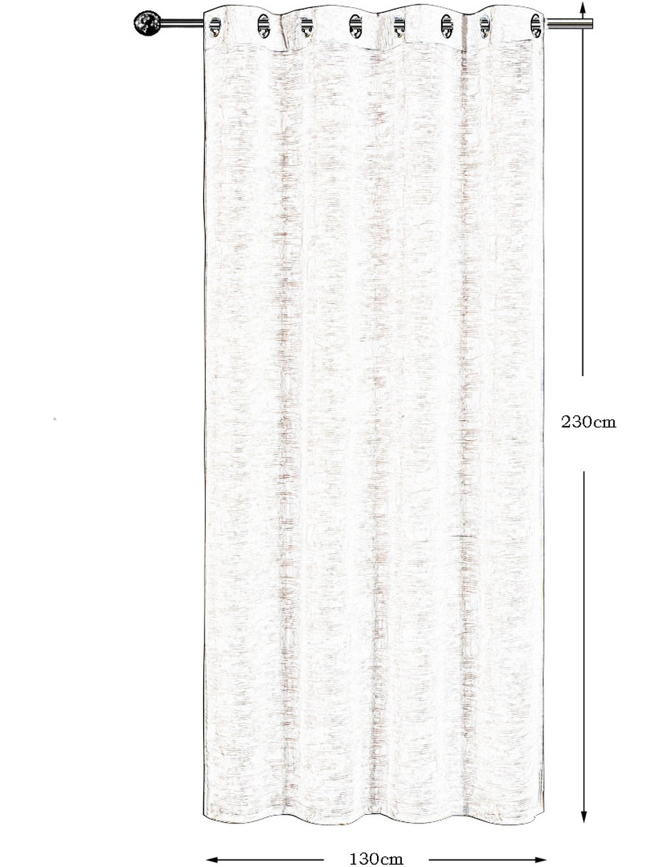 CORTINA VEGA, GRIS, 1.30 X 2.30 M HAUS