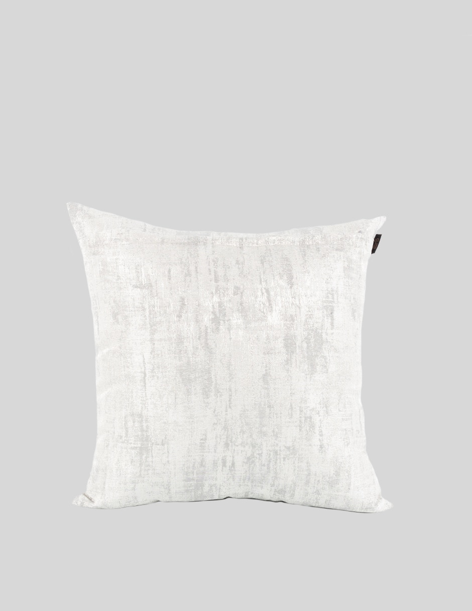 COJÍN MARBLE, PLATEADO, 50 X 50 CM CASA