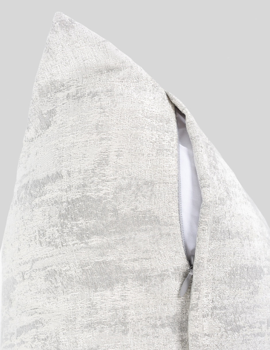 COJÍN MARBLE, PLATEADO, 50 X 50 CM CASA