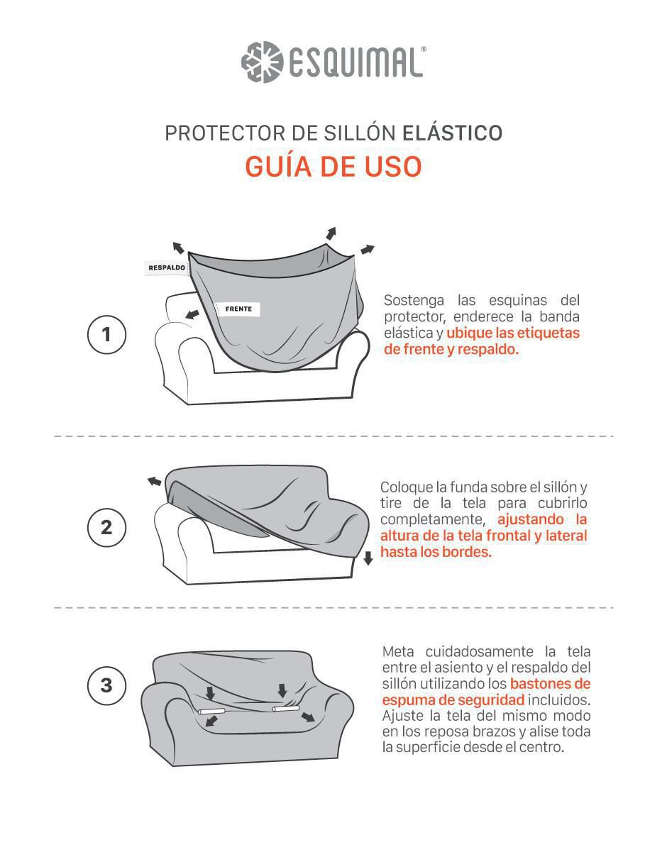 Funda sofá antideslizante 6