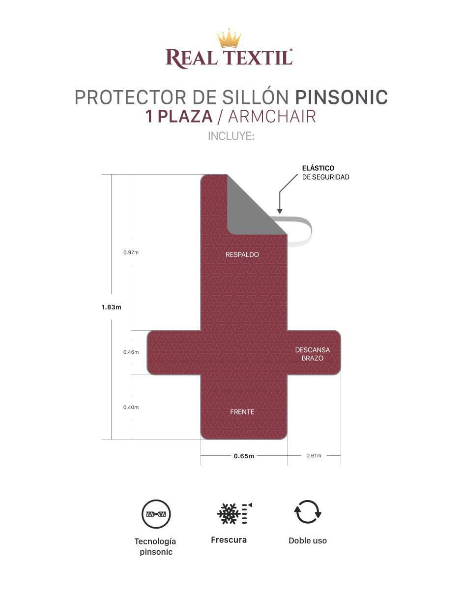Funda sofá 3 piezas Real Textil Pinsonic 8