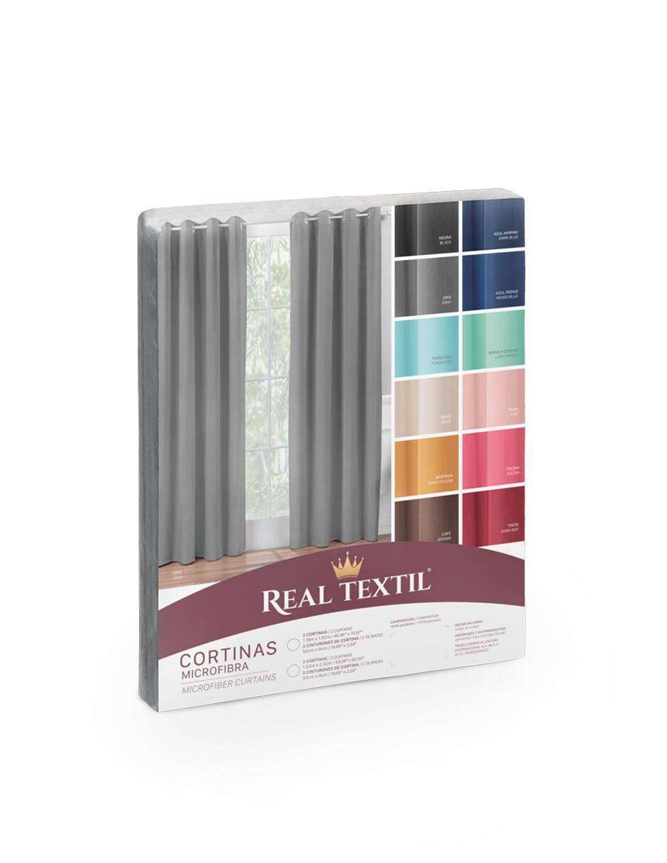 Real textil jgo cortina 1.18x1.80m