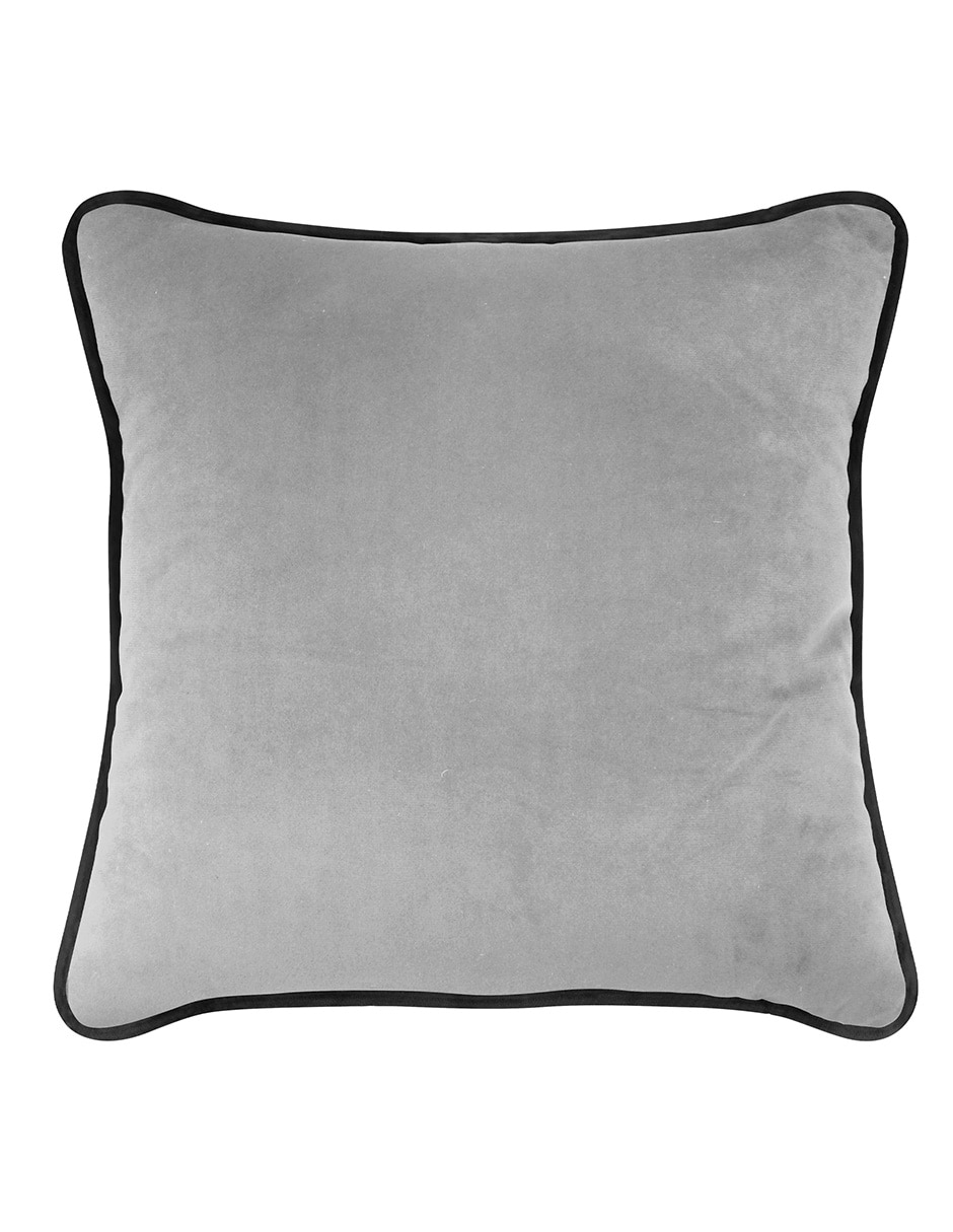 COJÍN BICOLOR, PLATEADO, 50 X 50 CM OMA