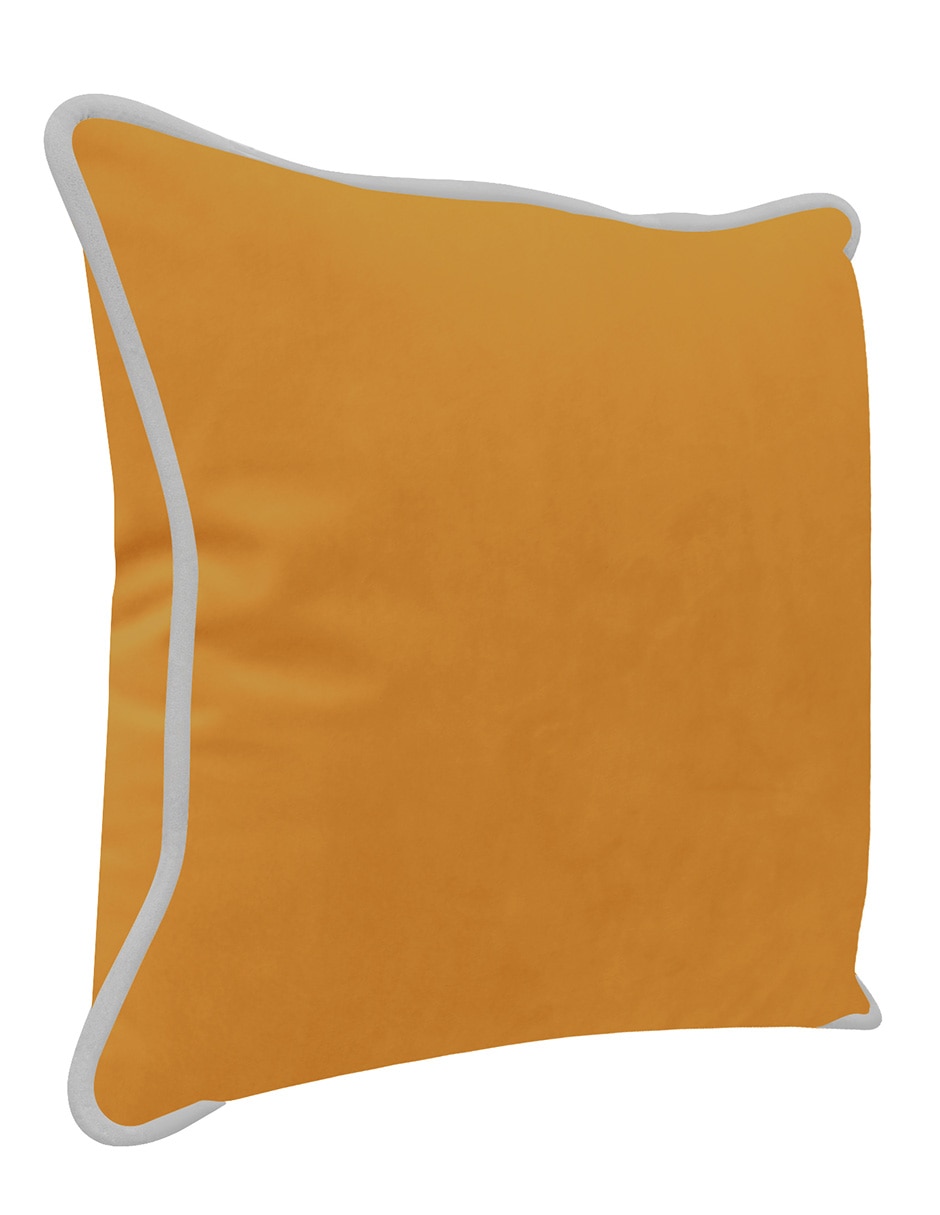 COJÍN BICOLOR, AMARILLO, 50 X 50 CM OMA