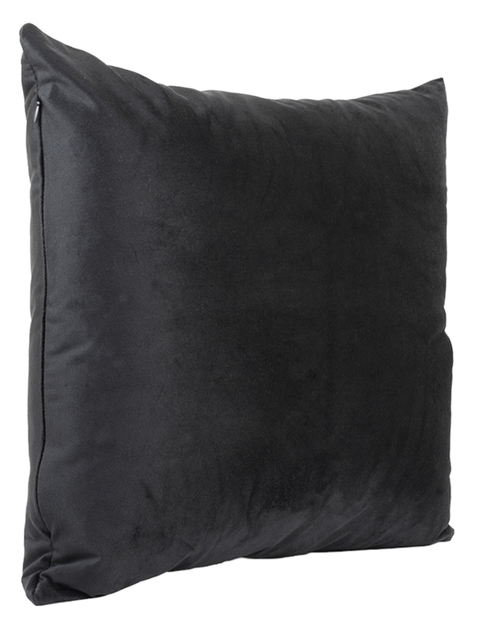 COJÍN ECOLIVING, NEGRO, 45 X 45 CM DUM