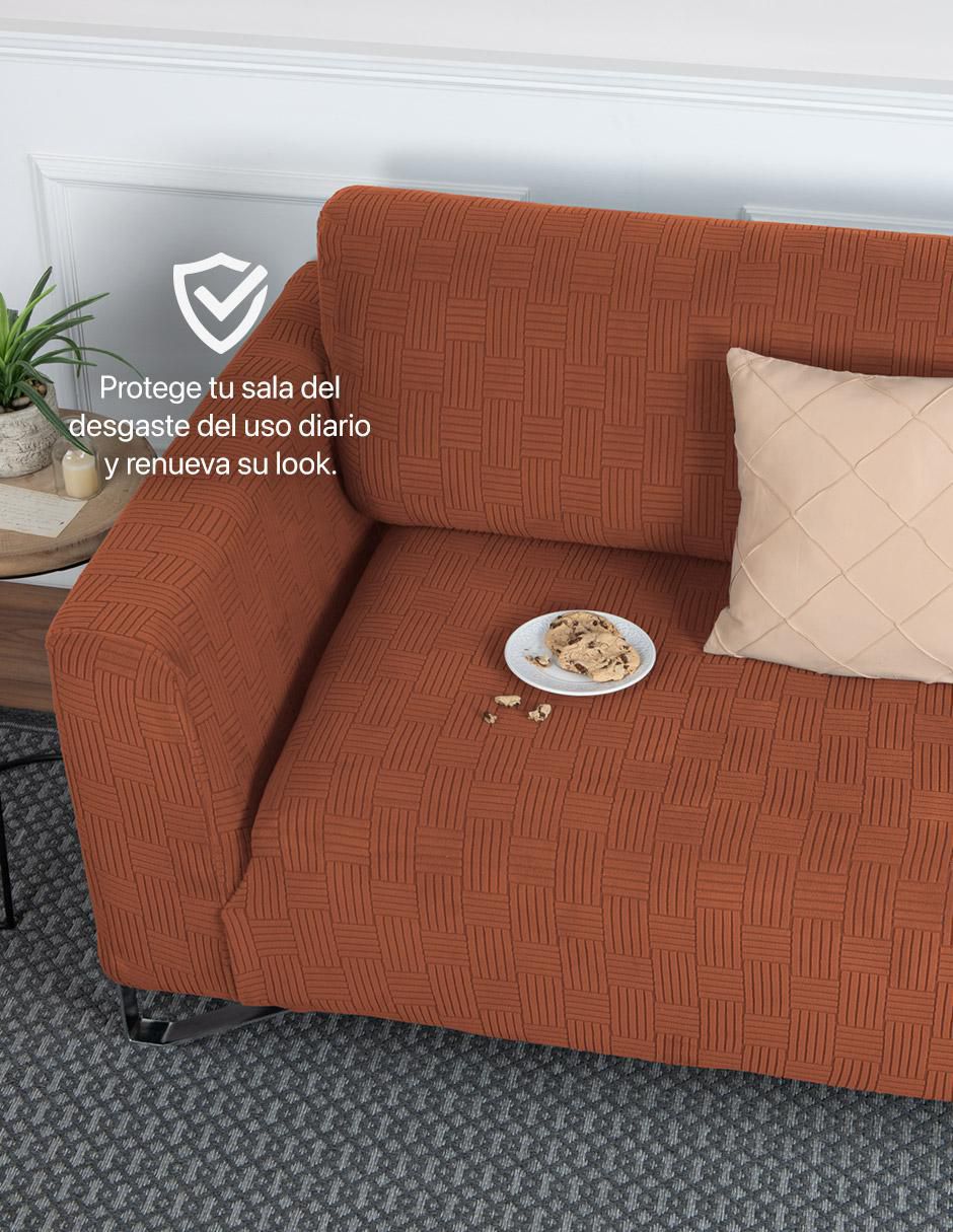 Funda sofá sí piezas real textil protector de sillón elástico