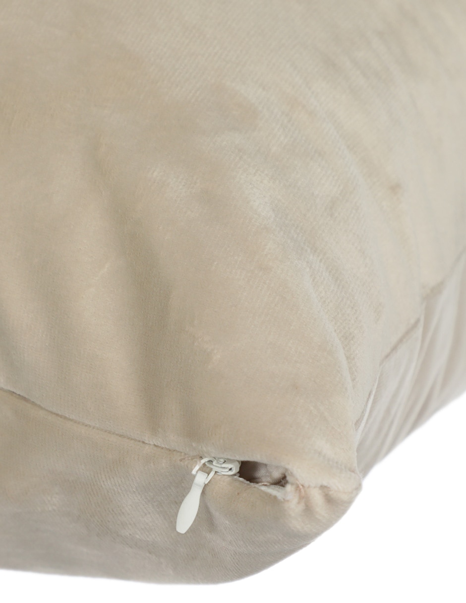 FUNDA COJÍN VELVET, BEIGE HAUS