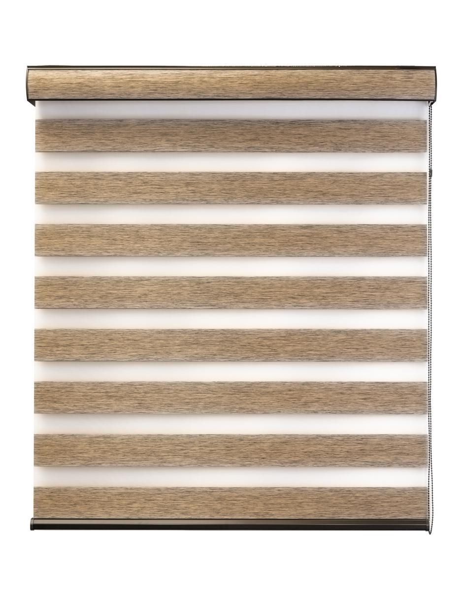 Persiana enrollable enrollable decoking wood desing "de" algodón y poliéster
