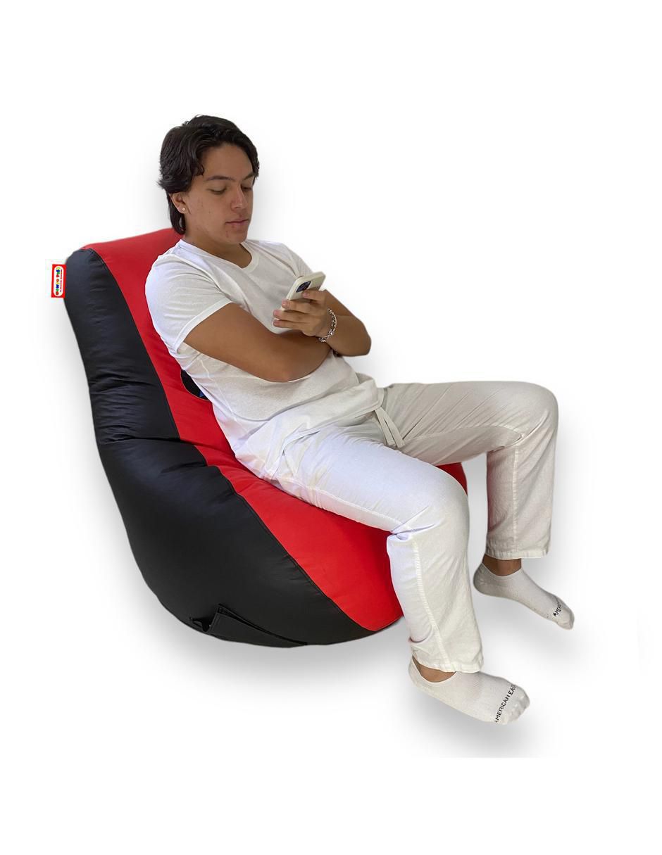 "sillón puff" mundo puff puff pera gamer adulto