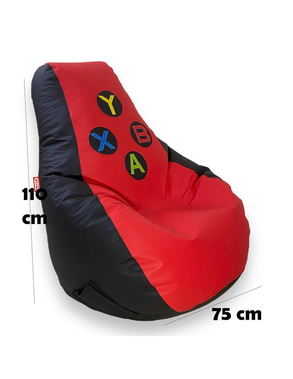 "sillón puff" mundo puff puff pera gamer adulto