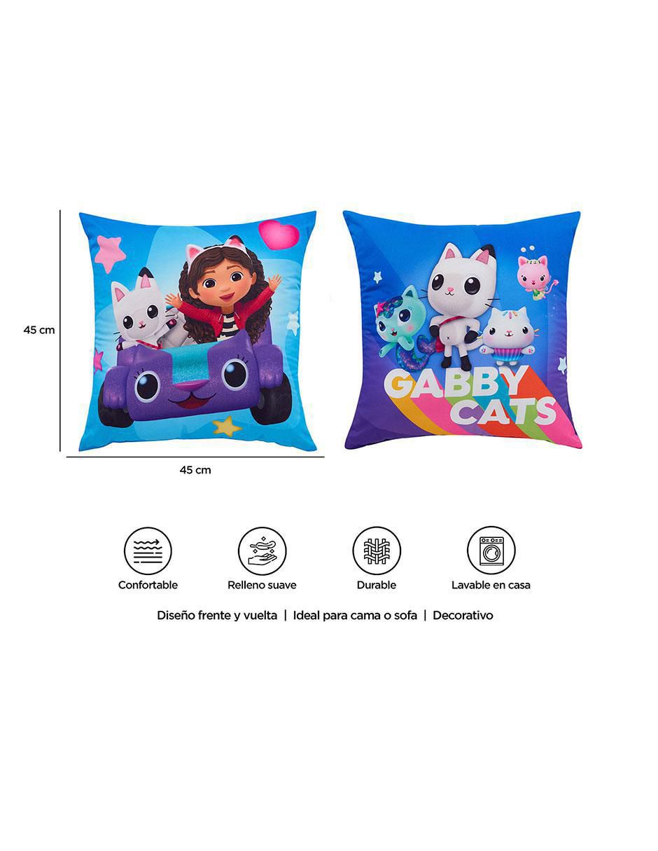 Cojín decorativo Reversible Gabby Cats 7