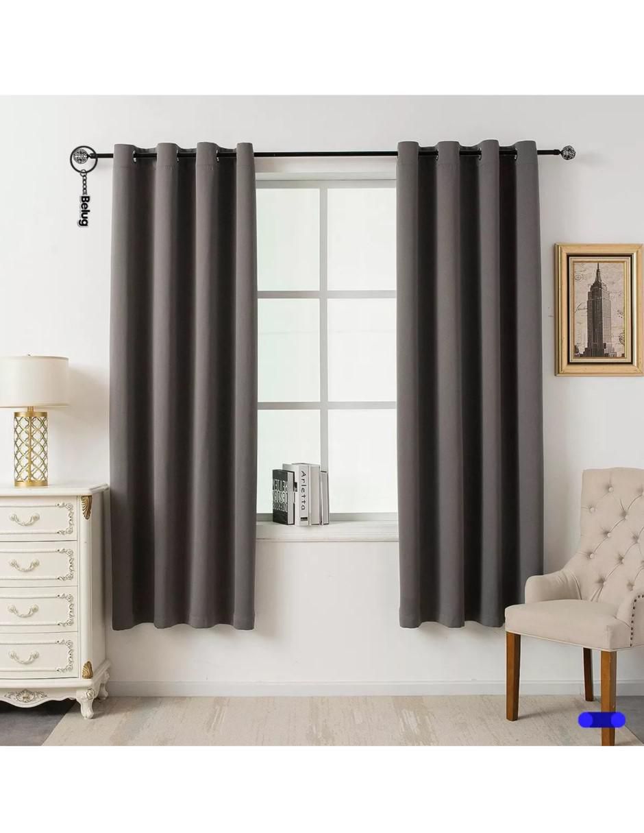 Set cortina black out 4