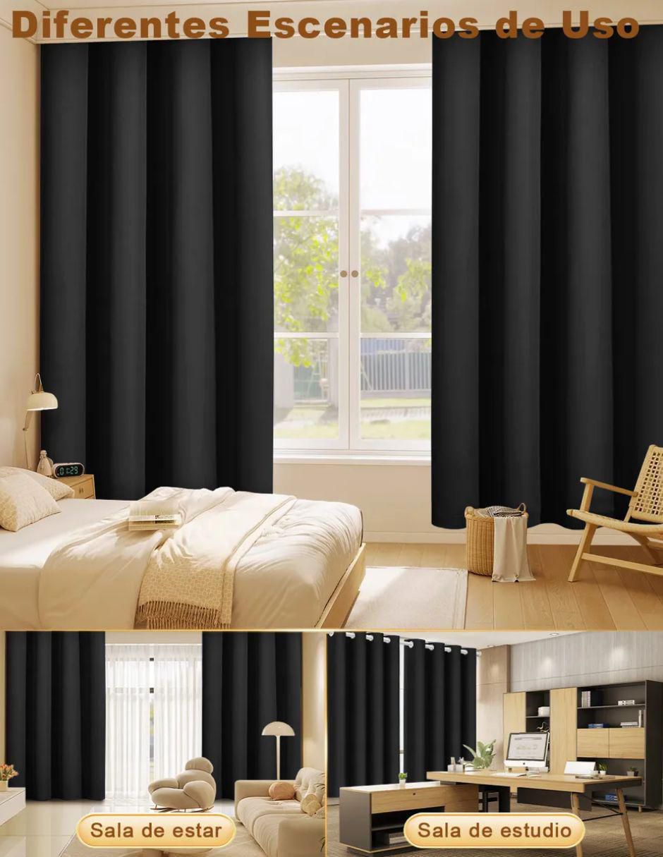 Set cortina black out 3