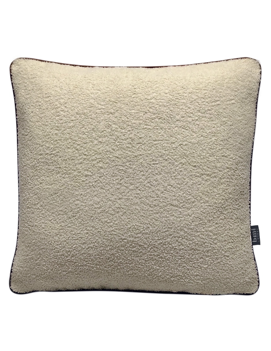 Cojín decorativo Sherpa Edge Leather