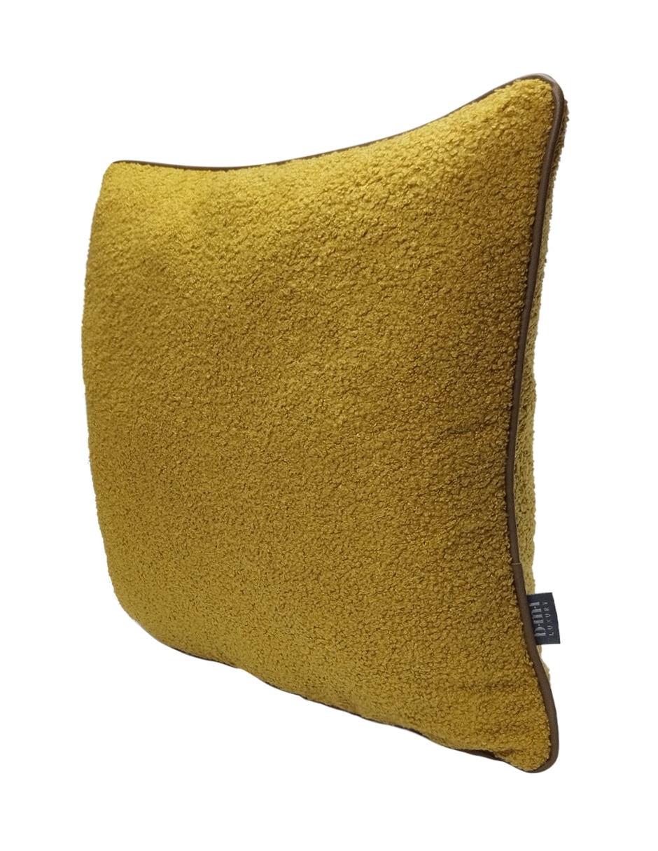Cojín decorativo Sherpa Edge Leather 3