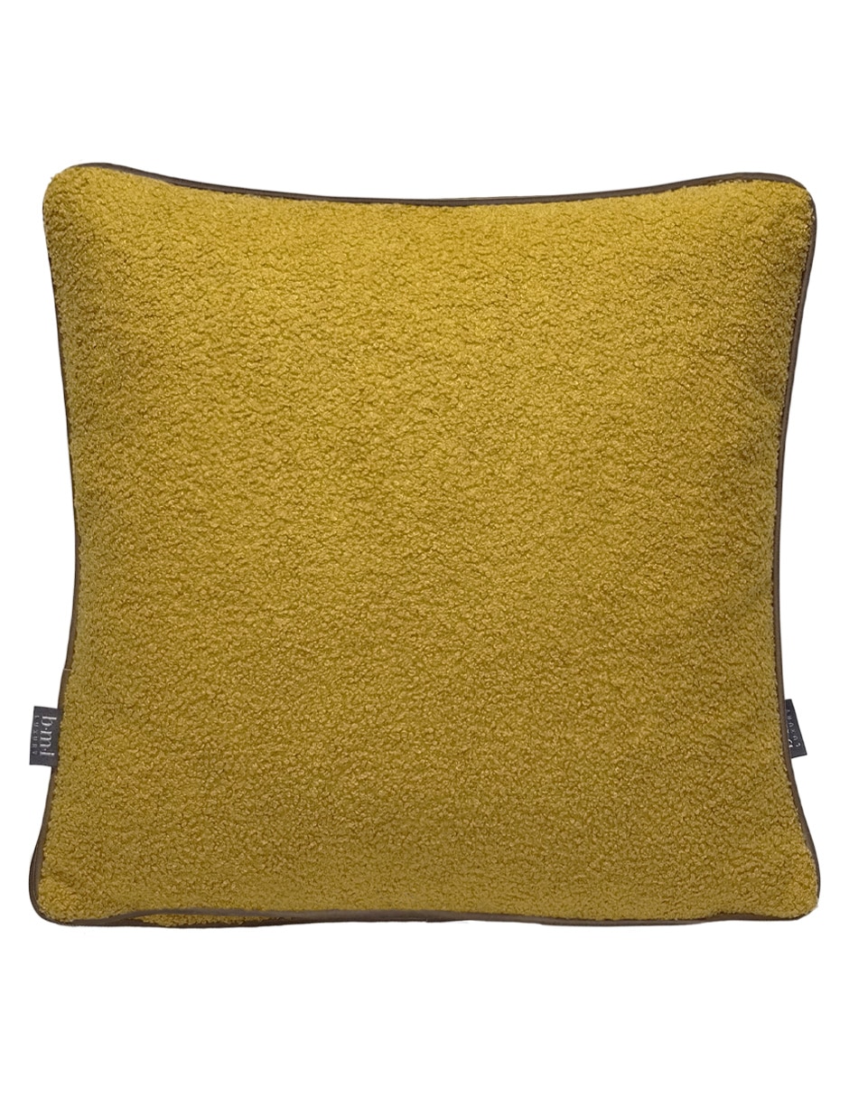 Cojín decorativo Sherpa Edge Leather 4