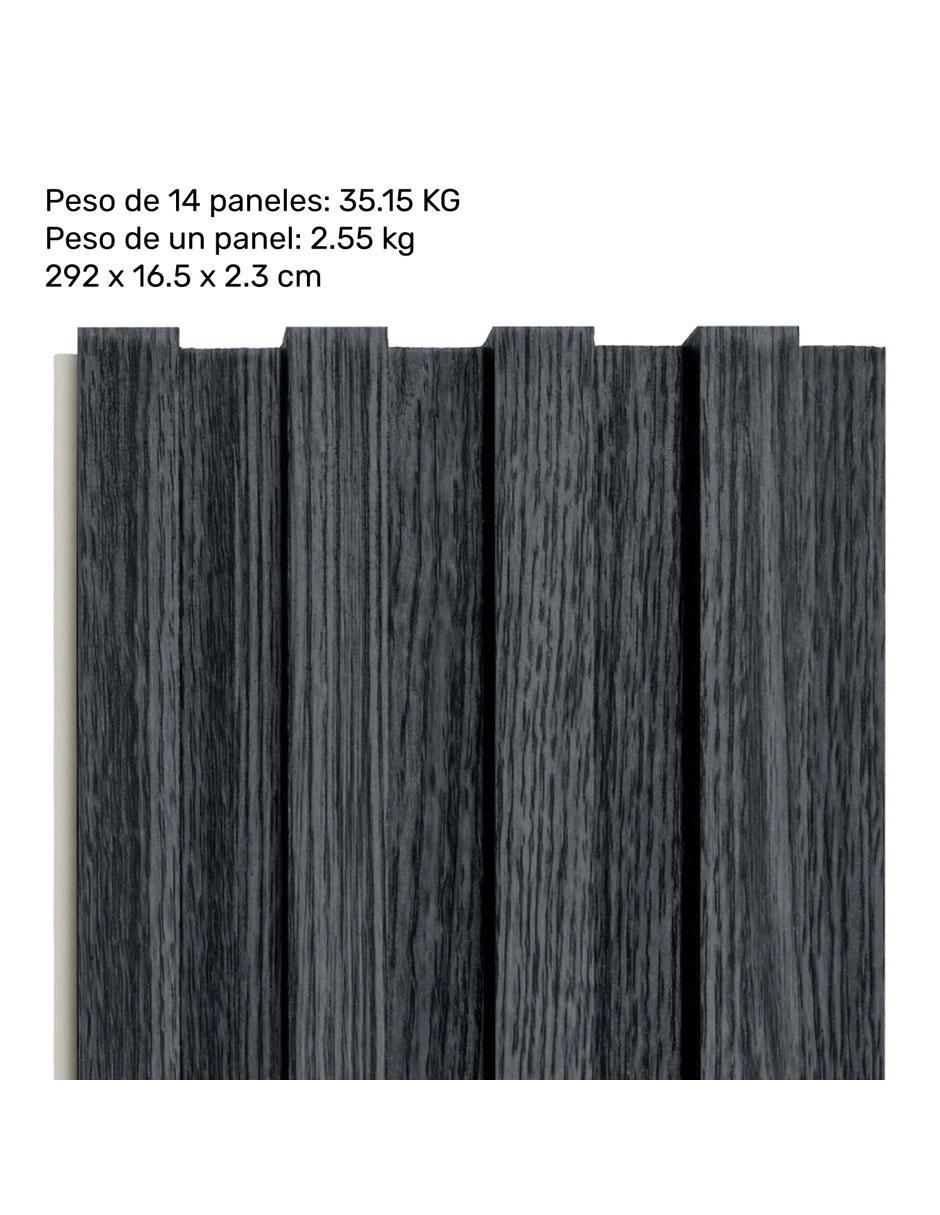 Lambrin de madera y plástico 14 piezas 5