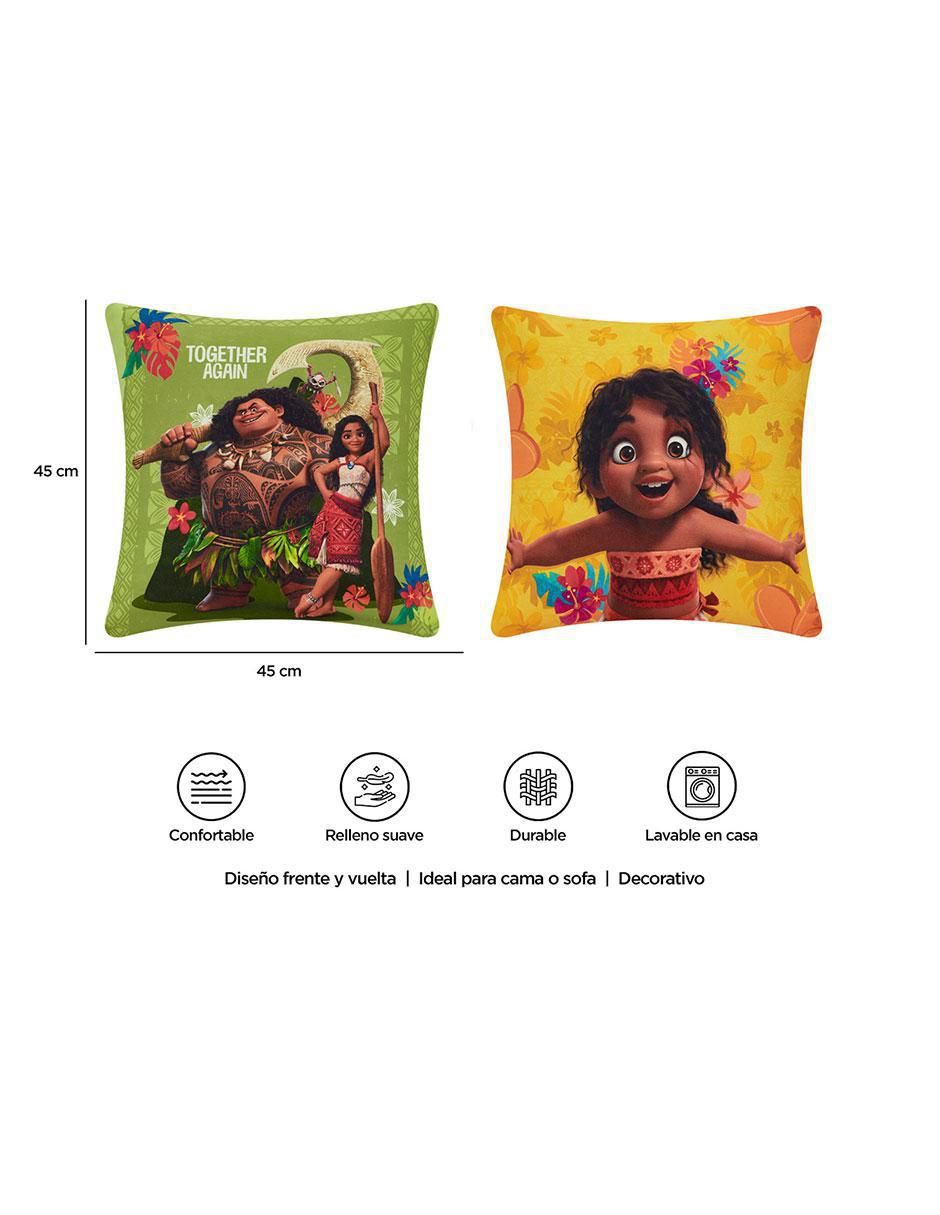 Cojín decorativo reversible Again Moana 2 8