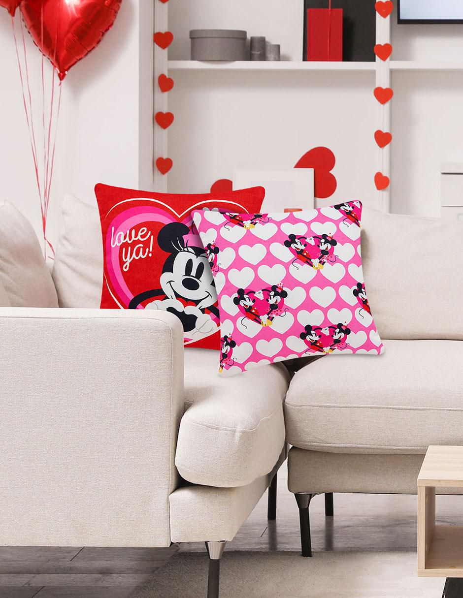 Cojín decorativo reversible Latido Mickey Mouse 5