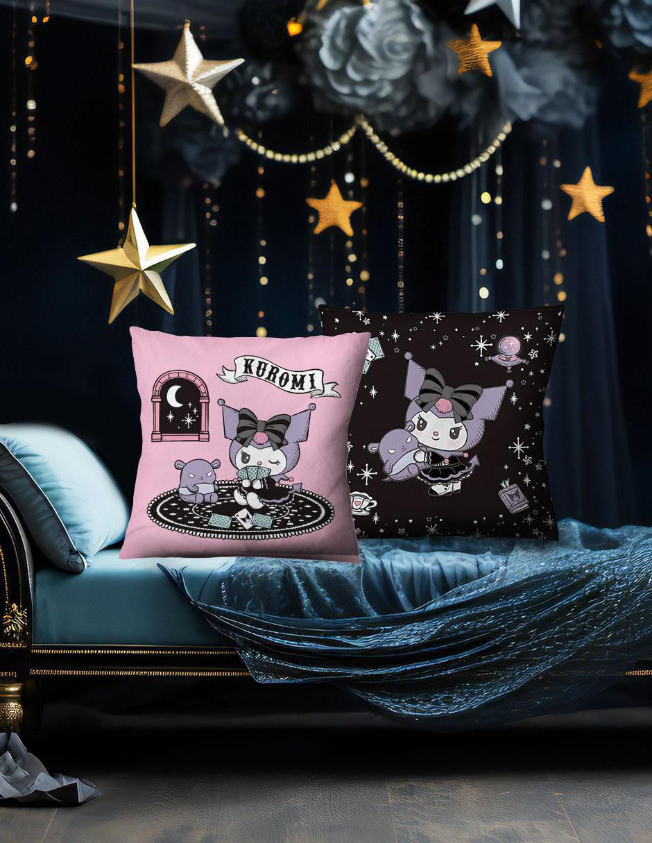 Cojín decorativo reversible encanto kuromi 7