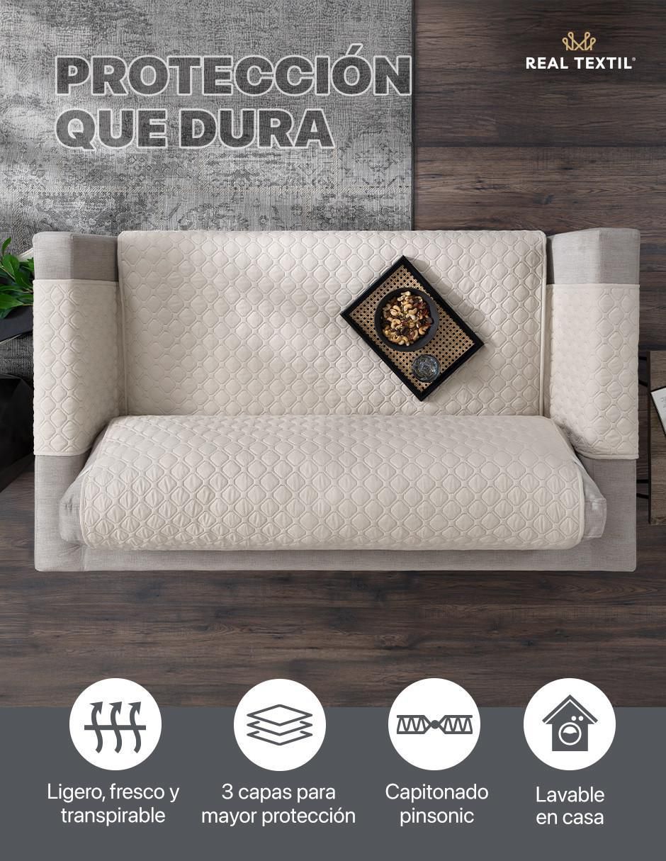 Funda sofá no 3 "piezas" real textil pinsonic cubre sofá