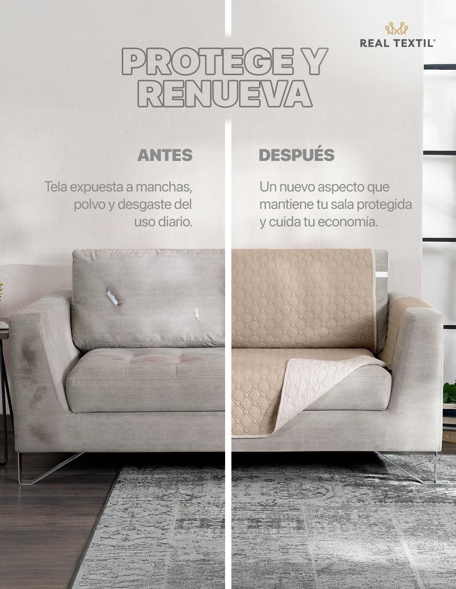 Funda sofá no 3 "piezas" real textil pinsonic cubre sofá